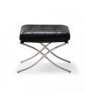 Replica Barcelona Chair + Footstool - Black | Armchairs for Sale | Living | Cielo -