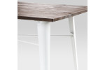 Clement Metal Dining Table - White | Dining Room Tables -