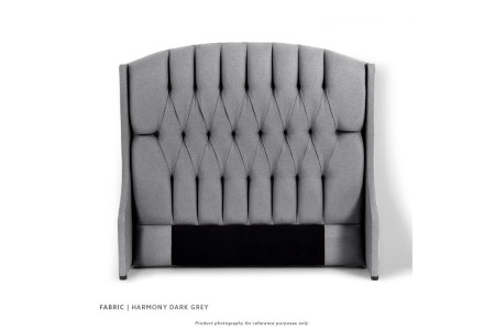 Charlotte Headboard | Harmony Dark Grey