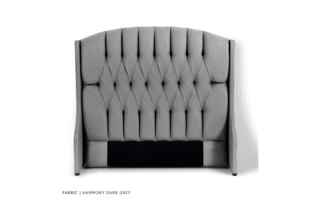 Charlotte Headboard | Harmony Dark Grey