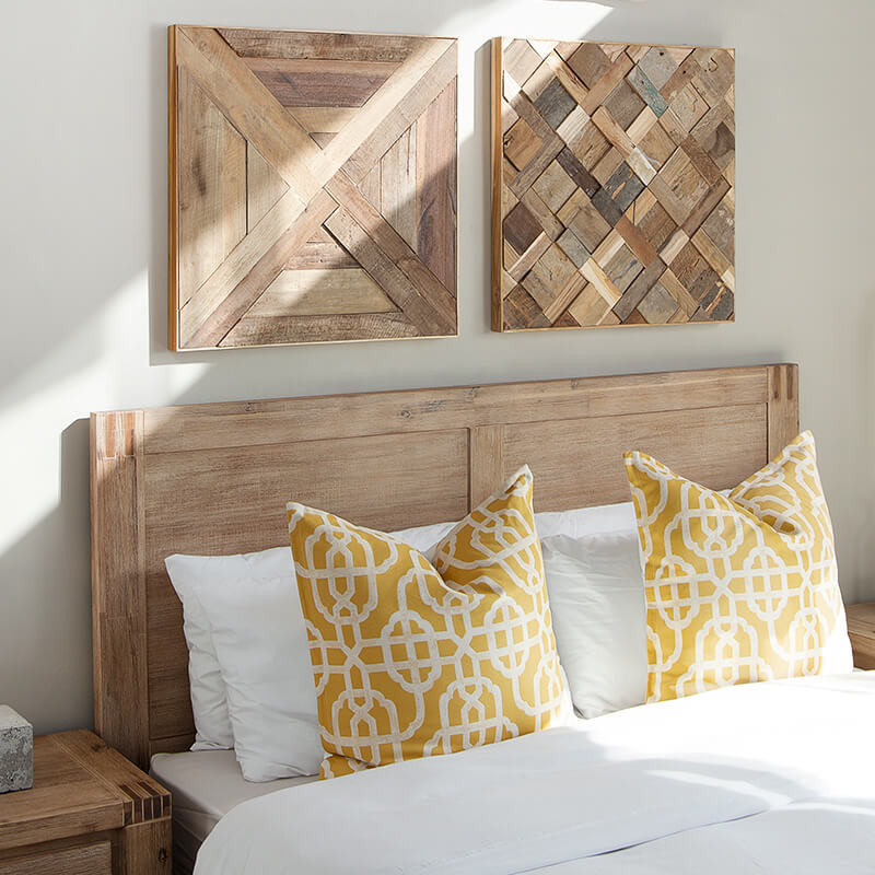 Vancouver Wood King Headboard, How Many Square Feet Is A King Size Headboard