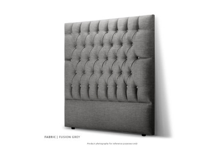 Catherine Diamond Tufted Bed - Three Quarter | Fusion Grey