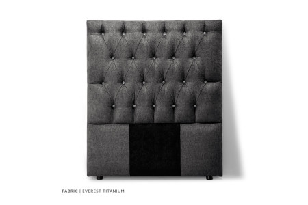Catherine Diamond Tufted Bed - Single XL | Bedroom | Headboards - 