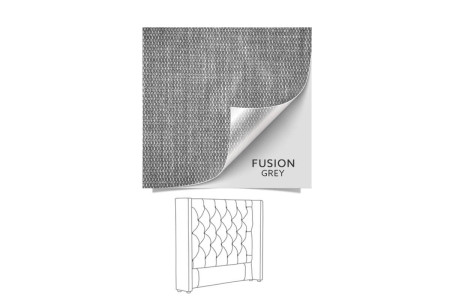 Hailey - Three Quarter Headboard | Fusion Grey
