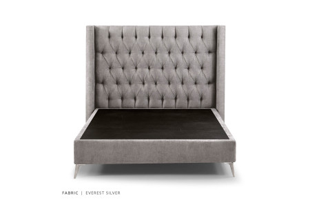 Hailey Bed - Single | Everest Silver