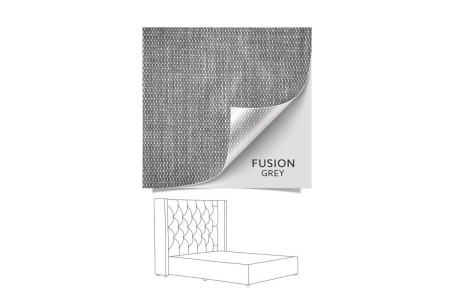 Hailey Bed - Single | Fusion Grey