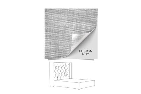 Hailey Bed - Single | Fusion Mist