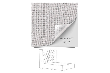 Hailey Bed - Single XL | Harmony Grey