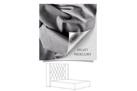Hailey Bed - Single XL | Velvet Mercury