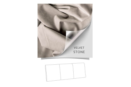 Gemma Headboard Single | Velvet Stone