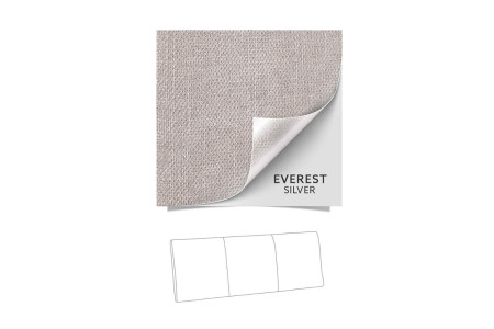 Gemma Three Quarter Headboard | Everest Silver