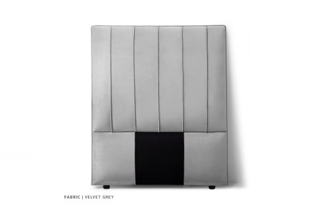 Harlem Bed - Single | Velvet Grey
