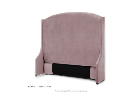 Audrey bed - Single | Velvet Pink