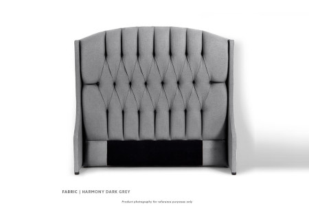 Charlotte bed - Single | Harmony Dark Grey`