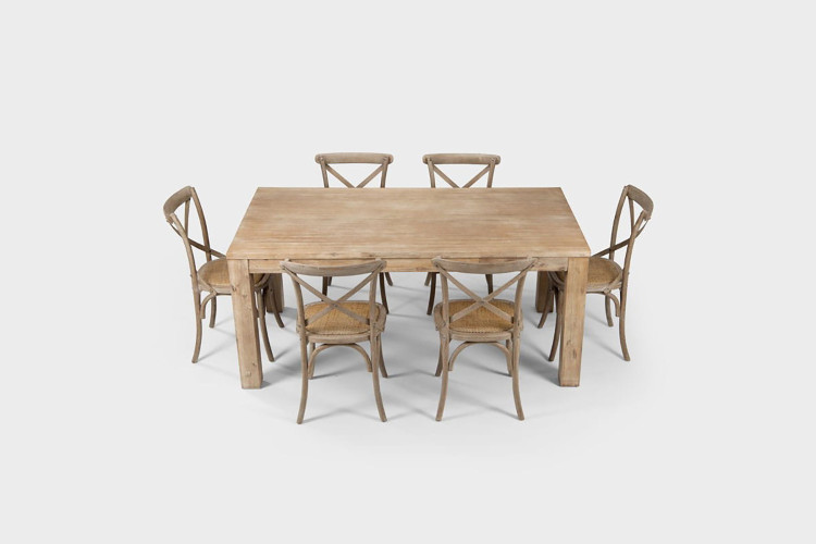 Vancouver Dining Set (1.8m) -