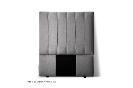 Harlem Headboard - Three Quarter| Harmony Dark Grey