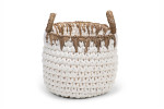 Kiman Basket Set - White & Natural | Baskets | Decorative Items | Decor | Cielo -
