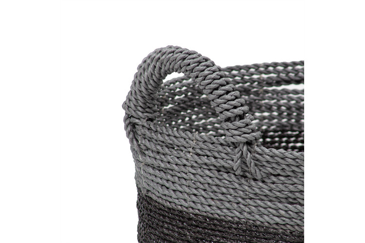 Reza Basket - Small - Grey & Dark Grey | Baskets | Decorative Items | Decor | Cielo -