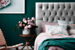 Catherine Bed - Queen XL | Velvet Grey