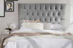 Catherine Bed - Queen XL | Velvet Grey
