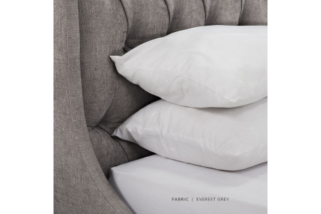 Madison Bed - Three Quarter | Everest Grey