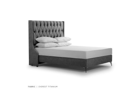 Madison Bed - Three Quarter | Everest Titanium