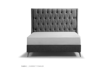 Madison Bed - Single | Everest Titanium