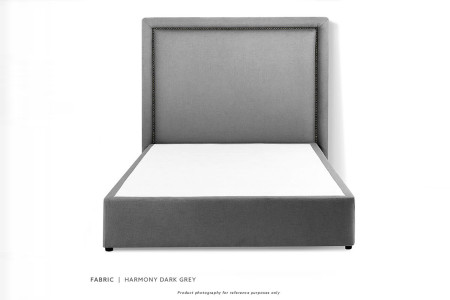 Elizabeth Bed - Single XL | Harmony Dark Grey