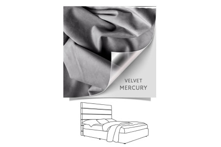 Drew Bed - Single XL | Velvet Mercury