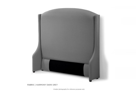 Audrey Headboard - Single | Harmony Dark Grey