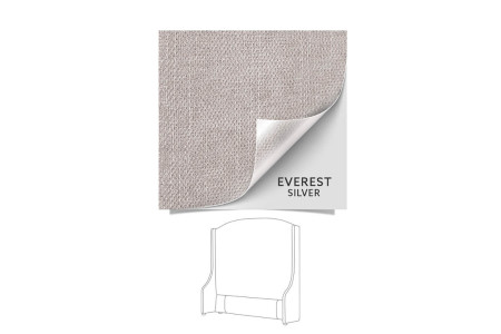 Audrey Headboard - Single | Everest Silver