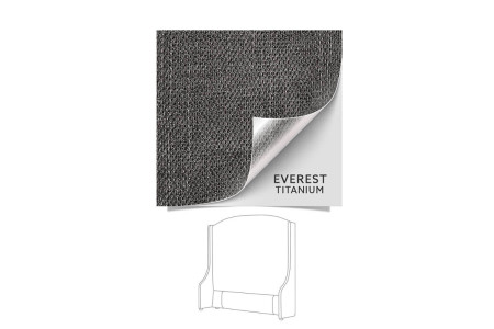 Audrey Headboard - Single | Everest Titanium