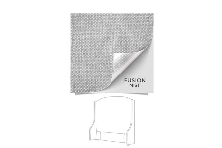 Audrey Headboard - Three Quarter | Fusion Mist