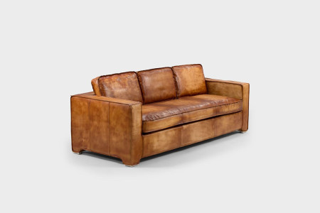 Radley Vintage Leather Couch | Leather Couches -