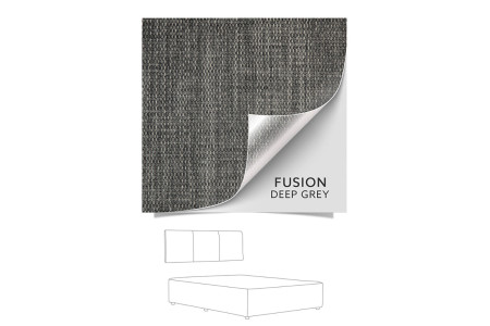 Gemma Bed - Single XL |  Fusion Deep Grey