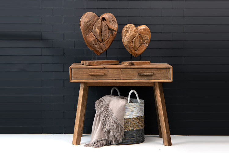 Teakroot Heart on Stand - Large | Decor | Decorative Items | Cielo  -