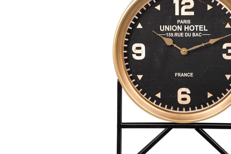 Union Hotel Table Clock