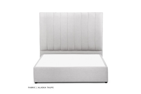 Harlem Bed - Single Extra Length | Alaska Taupe