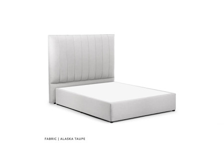 Harlem Bed - Single Extra Length | Alaska Taupe