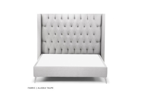 Hailey Bed - Single | Alaska Taupe