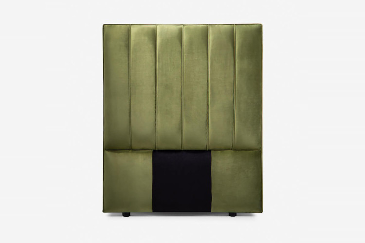 Harlem Headboard - Single - Velvet Olive  -