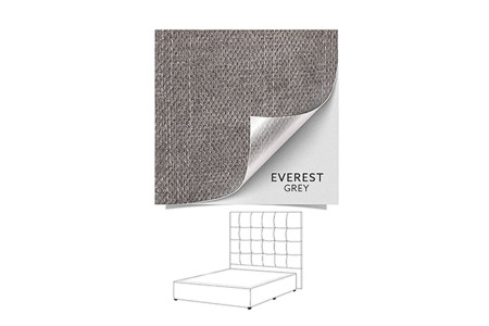 Ariella Bed - Single | Everest Grey