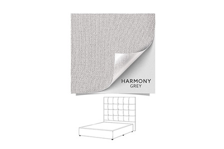 Ariella Bed - Single | Harmony Grey