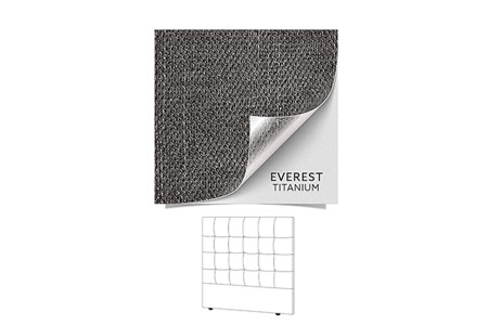 Ariella - Three Quarter Headboard | Everest Titanium