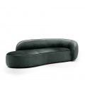 Rohan Velvet Couch - Forest Grey