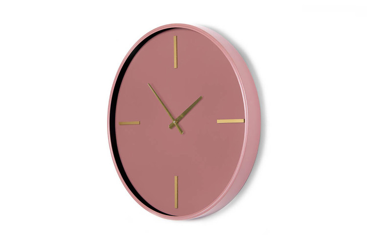 Tatum Wall Clock - Pink -
