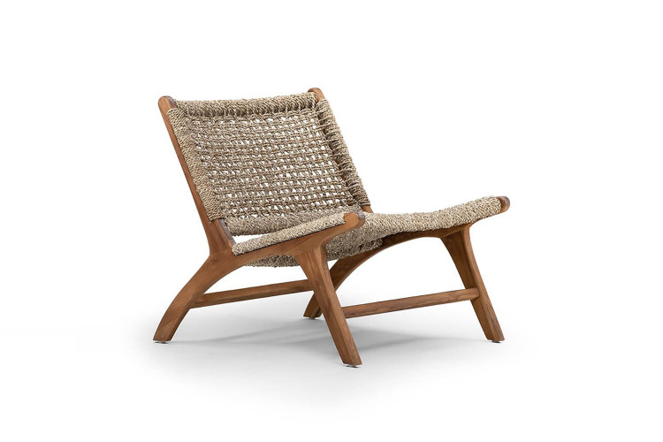 Camdyn Teakwood & Seagrass Chair -