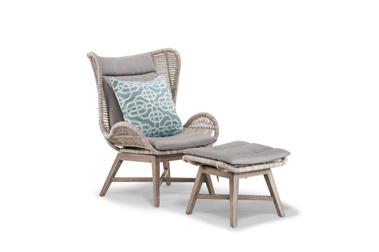 Rosalina Chair with Footstool | Patio | Cielo -