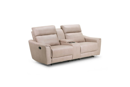 Morris Ultra 2 Seat Recliner with Console - Driftwood