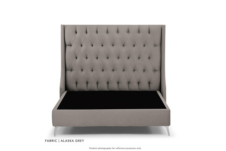 Madison Bed - Single | Alaska Grey